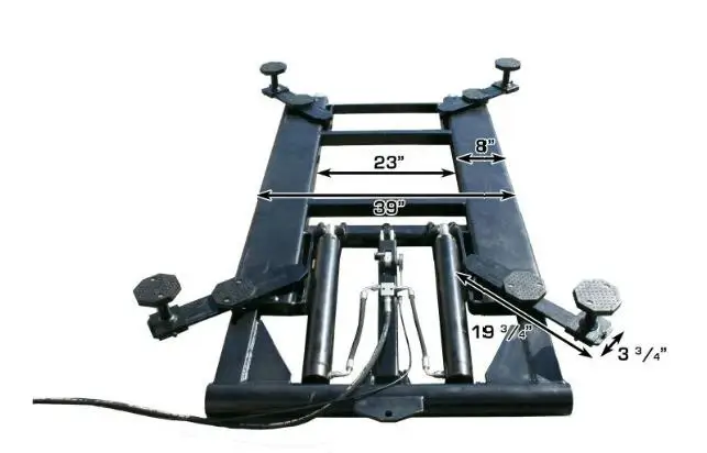 ATLAS TD6MR 6,000 Lbs. Capacity Portable 110 Volt Scissor Lift
