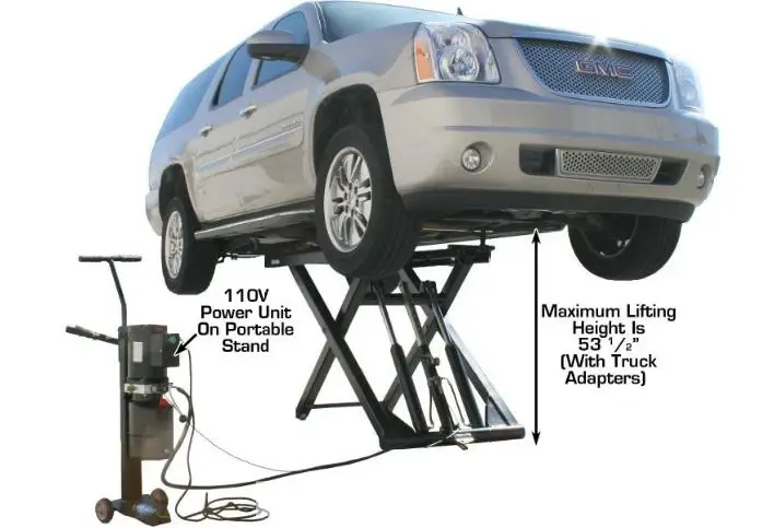 ATLAS TD6MR 6,000 Lbs. Capacity Portable 110 Volt Scissor Lift