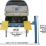 ATLAS 412 12,000 lb Commercial 4-Post Lift