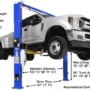 ATLAS Platinum PVL-10 ALI Certified 10,000 Lbs. Symmetric/Asymmetric Adjustable Height 2 Post Overhead Car Lift