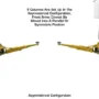 ATLAS Platinum PVL-10 ALI Certified 10,000 Lbs. Symmetric/Asymmetric Adjustable Height 2 Post Overhead Car Lift