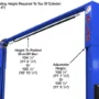 ATLAS Platinum PVL-10 ALI Certified 10,000 Lbs. Symmetric/Asymmetric Adjustable Height 2 Post Overhead Car Lift