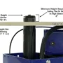 ATLAS Platinum PVL-10 ALI Certified 10,000 Lbs. Symmetric/Asymmetric Adjustable Height 2 Post Overhead Car Lift