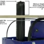 ATLAS Platinum PVL-10 ALI Certified 10,000 Lbs. Symmetric/Asymmetric Adjustable Height 2 Post Overhead Car Lift