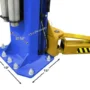 ATLAS Platinum PVL-10 ALI Certified 10,000 Lbs. Symmetric/Asymmetric Adjustable Height 2 Post Overhead Car Lift