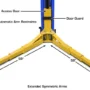 ATLAS Platinum PVL-12 Blue ALI Certified 12,000 Lbs. Capacity 2 Post Lift