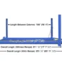 ATLAS Platinum PVL-14 ALI Certified 14,000 Lb. Capacity Commercial Grade 4 Post Lift