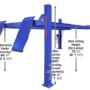 ATLAS Platinum PVL14OF-EXT ALI Certified Open Front Alignment Lift