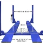 ATLAS Platinum PVL14OF-EXT ALI Certified Open Front Alignment Lift