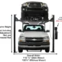 ATLAS Apex 8 Extra Long & Extra Tall Hobbyist Four Post Lift – ALI Certified