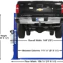 ATLAS Platinum PVL-9BP ALI Certified Baseplate 9,000 lbs. Capacity 2 Post Above Ground Car Lift