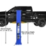 ATLAS Platinum PVL-9BP ALI Certified Baseplate 9,000 lbs. Capacity 2 Post Above Ground Car Lift