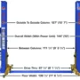 ATLAS Platinum PVL-9BP ALI Certified Baseplate 9,000 lbs. Capacity 2 Post Above Ground Car Lift