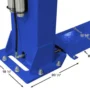 ATLAS Platinum PVL-9BP ALI Certified Baseplate 9,000 lbs. Capacity 2 Post Above Ground Car Lift