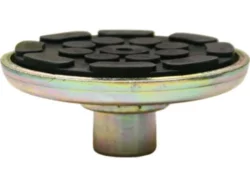 Adaptateur de levage rond avec patin en caoutchouc, tige de 1,5 po