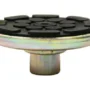 Adaptateur de levage rond avec patin en caoutchouc, tige de 1,5 po