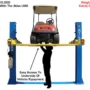 ATLAS Lawn Mower Adapter for 2 Post Lifts
