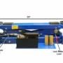 ATLAS RJ-6000 Air/Hydraulic Center Rolling Jack 6,000 Lbs. Capacity with Truck Adapters