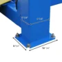 ATLAS 414 14,000 Lbs. Capacity Commercial Grade 4 Post Lift