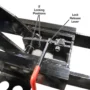 ATLAS RJ-8000 Air/Hydraulic Center Rolling Jack 8,000 Lbs. Capacity with Truck Adapters