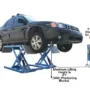 ATLAS Kwik Bay Commercial Grade Open Center Portable 7,000 Lbs. Capacity with Support Bars
