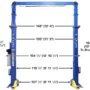 ATLAS Platinum PVL-15 ALI Certified Overhead 15,000 lbs. Capacity 2 Post Above Ground Car Lift