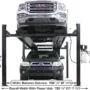 Apex 9 ALI Certified Hobbyist 9,000 Lb. Capacity 4 Post Parking Car Lift
