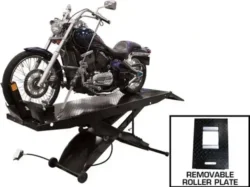 ATLAS HT-ACL Cycle Lift 1,000 Capacity with Drop In Rear Wheel Roller Plate