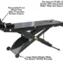 ATLAS HT-ACL Cycle Lift 1,000 Capacity with Drop In Rear Wheel Roller Plate