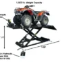 Pont élévateur ATLAS HI-RISE 1500 pour motos et VTT (capacité de 1 500 livres)