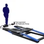ATLAS VERSA EXTENDED MID RISE LIFT WITH PNEUMATIC PUMP