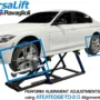 ATLAS VERSA EXTENDED MID RISE LIFT WITH PNEUMATIC PUMP