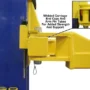 ATLAS 9KBP Baseplate 9,000 lbs. Capacity 2 Post Lift