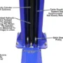 ATLAS 9KBP Baseplate 9,000 lbs. Capacity 2 Post Lift