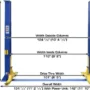 ATLAS 9KBP Baseplate 9,000 lbs. Capacity 2 Post Lift