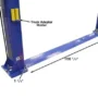 ATLAS 9KBP Baseplate 9,000 lbs. Capacity 2 Post Lift