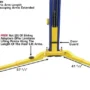 ATLAS 9KOH Overhead 9,000 lbs. Capacity 2 Post Lift