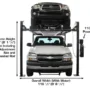 ATLAS Garage Pro 8000 EXT-L 4 Post Lift (EXTRA TALL, EXTRA LONG)
