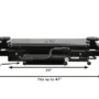 ATLAS RJ-35 Cric central hydraulique coulissant 3500 Lbs. et adaptateurs pour camions