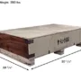 ATLAS RJ-35 Cric central hydraulique coulissant 3500 Lbs. et adaptateurs pour camions
