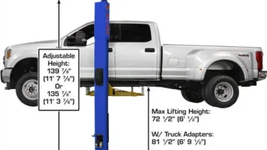 ATLAS PVL10 Two Post Car Lift - Premium ALI Certified Clear Floor Lift. 10,000 lb Capacity