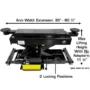 Atlas Automotive Equipment 4,500 lb Capacity Air/Hydraulic Rolling Bridge Jack