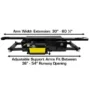 Atlas Automotive Equipment 4,500 lb Capacity Air/Hydraulic Rolling Bridge Jack